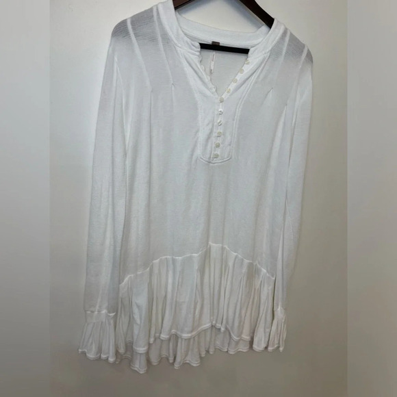Free People|| Your Girl Mini Dress, Rayon Bohemian. Like New - Picture 4 of 8